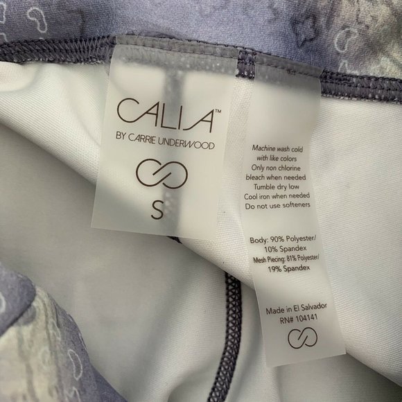 Calia by Carrie Underwood high waist ruched legging Urban Mosaic Small MINT Cond - Picture 4 of 10